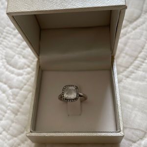 Blue Nile white topaz ring